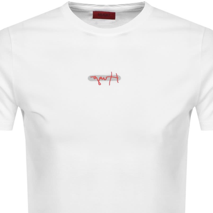 Alternative Image for ProductHUGO Durned Crew Neck T Shirt White2